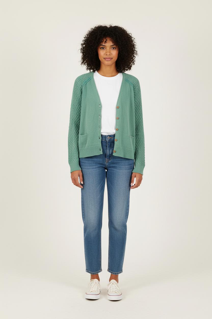 Cardigan Vert - Taille S/36 de la marque Karl Marc John | PARAD72164 - Vendu par Paradigme - Image 1