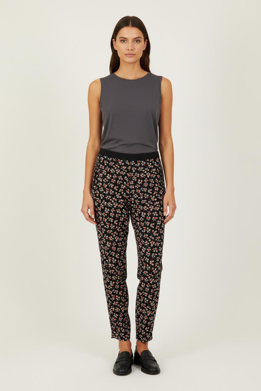 Pantalon Noir et Multicolore - Taille M/38 de la marque Sandro | PARAD72167 - Vendu par Paradigme - Image 1