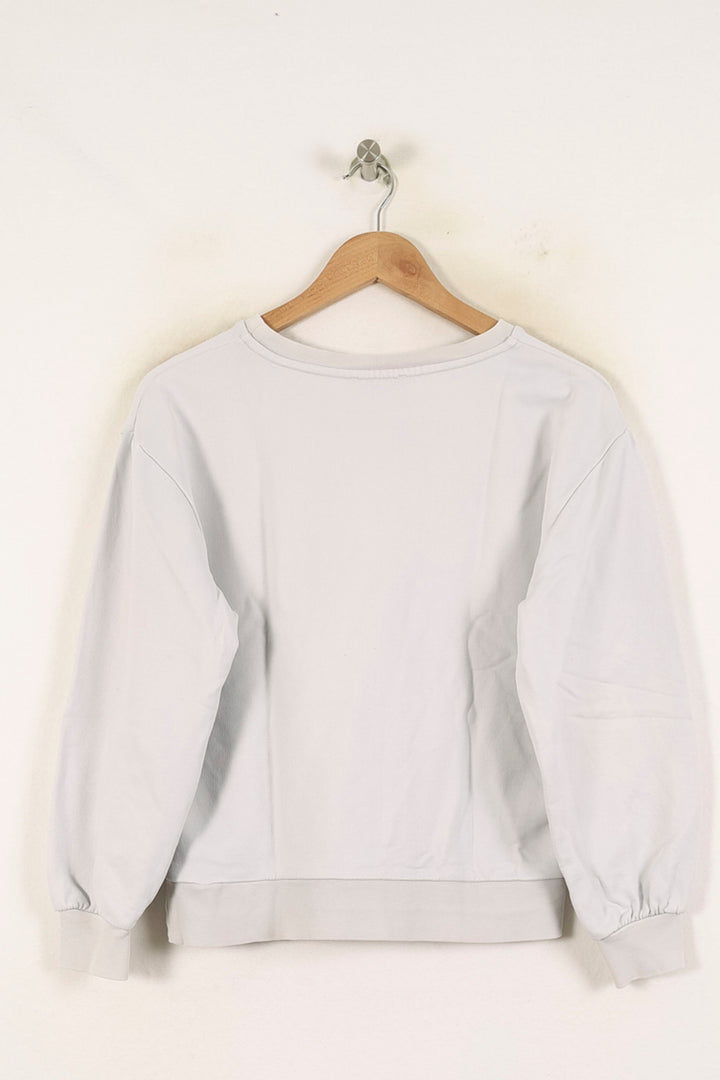 Sweat Blanc - Taille S/36 de la marque Caroll | PARAD72169 - Vendu par Paradigme - Image 4