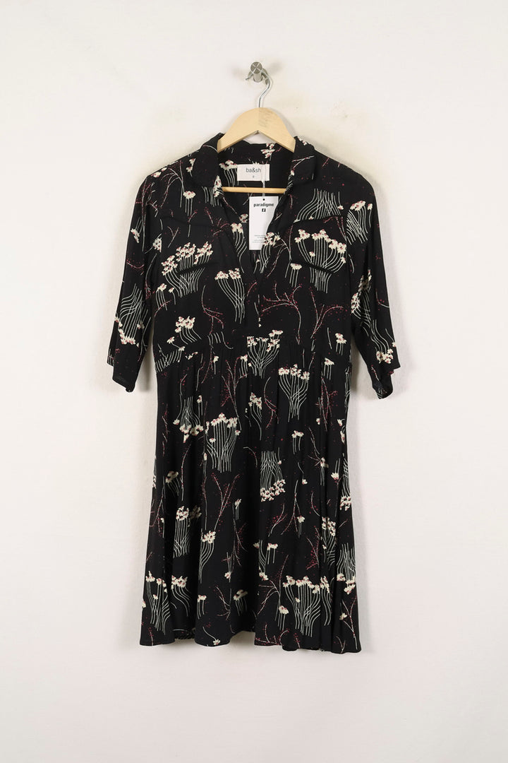 Robe Courte Noire et Blanche - Taille XS/34 de la marque ba&sh | PARAD72175 - Vendu par Paradigme - Image 2
