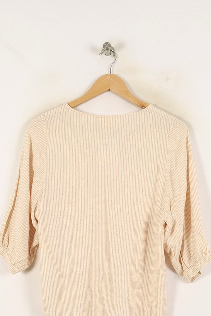 Blouse Beige - Taille XS/34 de la marque Des petits hauts | PARAD72176 - Vendu par Paradigme - Image 4