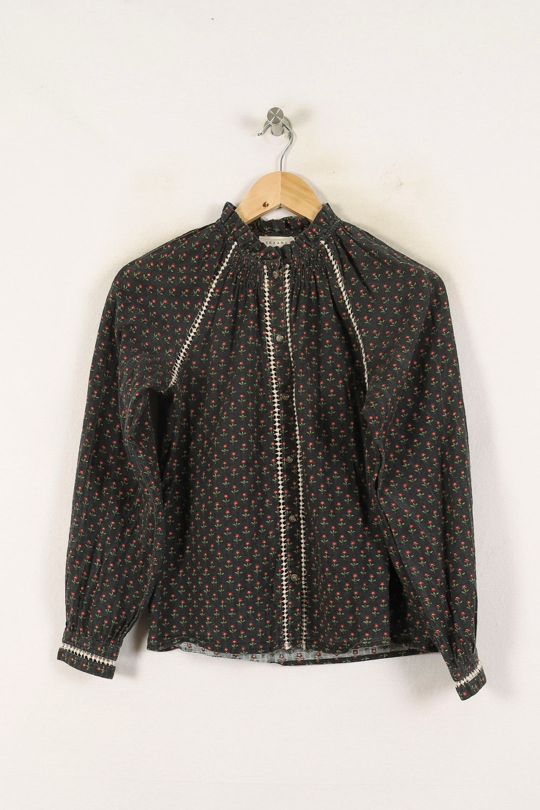 Blouse Noire - Taille XS/34 de la marque Sézane | PARAD72177 - Vendu par Paradigme - Image 2