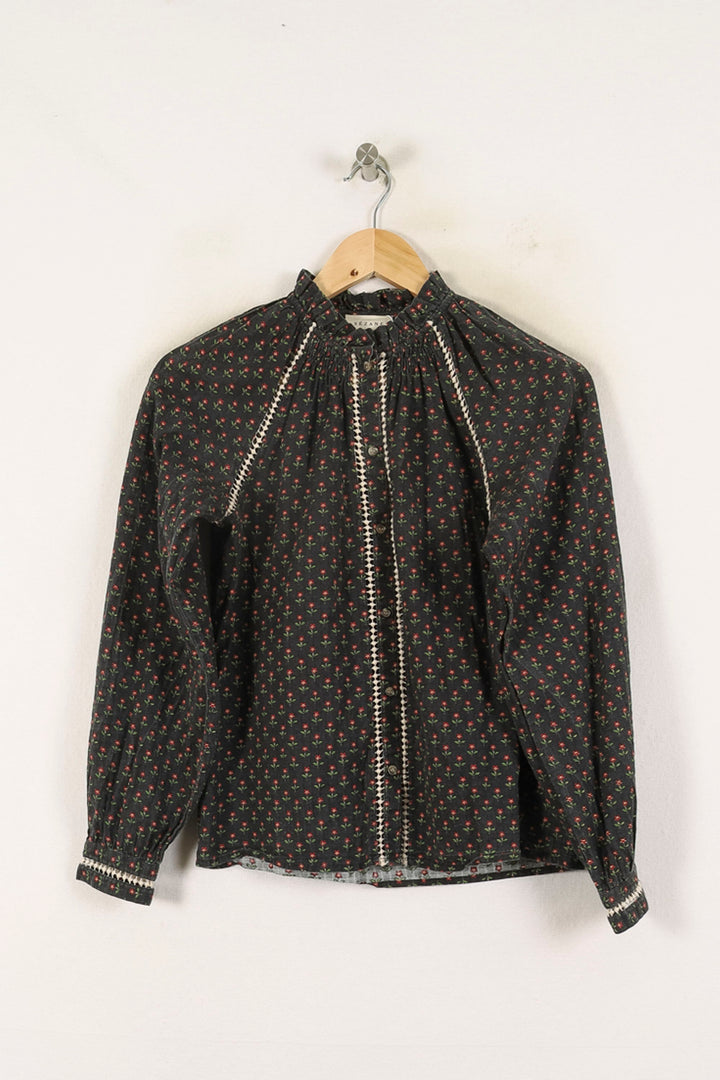 Blouse Noire - Taille XS/34 de la marque Sézane | PARAD72177 - Vendu par Paradigme - Image 2