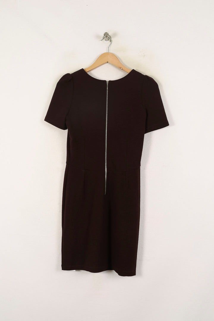 Robe Courte Bordeaux - Taille M/38 de la marque Sessùn | PARAD72182 - Vendu par Paradigme - Image 4