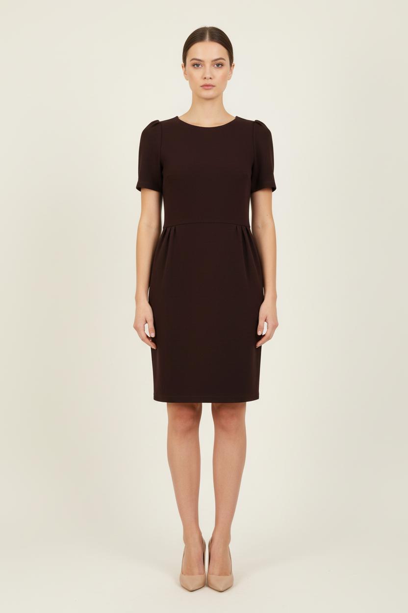 Robe Courte Bordeaux - Taille M/38 de la marque Sessùn | PARAD72182 - Vendu par Paradigme - Image 1