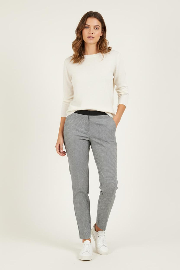 Pantalon Carreaux Noir et Blanc - Taille S/36 de la marque I.Code | PARAD72187 - Vendu par Paradigme - Image 1