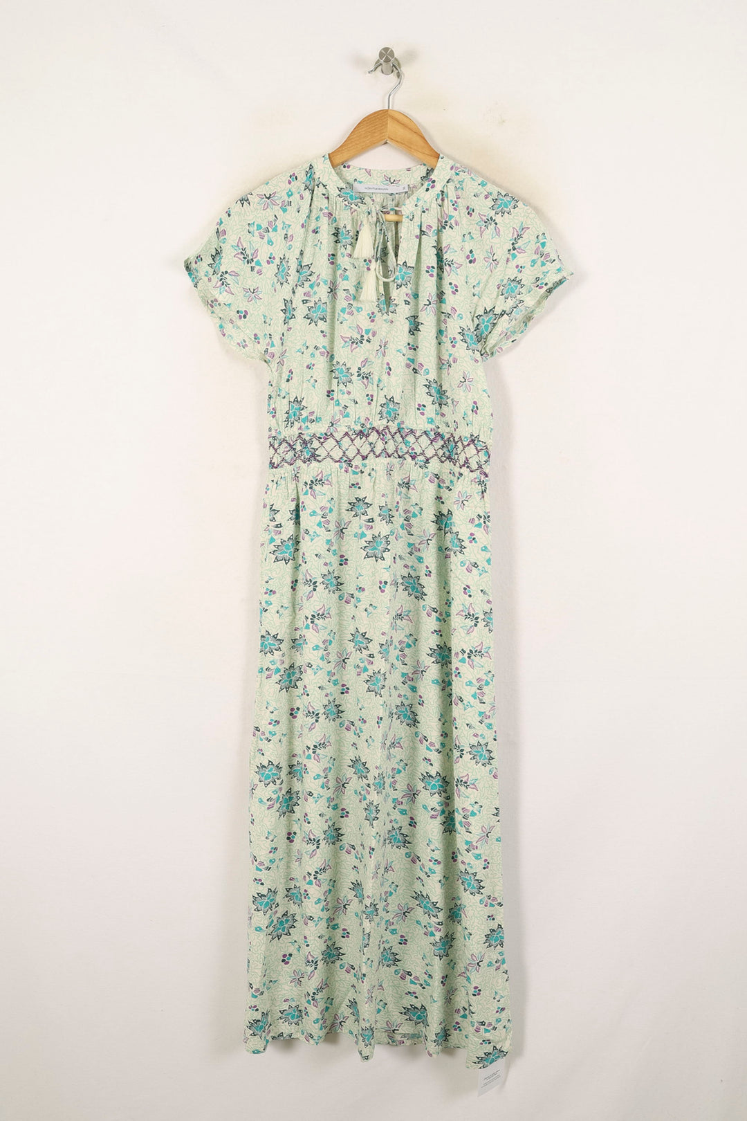Robe Longue Verte - Taille S/36 de la marque La Fée Maraboutée | PARAD72188 - Vendu par Paradigme - Image 2
