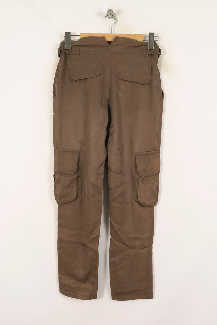 Pantalon Cargo Marron - Taille S/36 de la marque IKKS | PARAD72189 - Vendu par Paradigme - Image 4