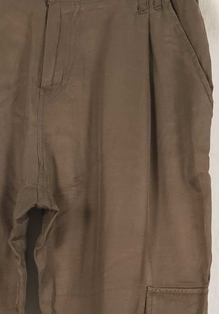 Pantalon Cargo Marron - Taille S/36 de la marque IKKS | PARAD72189 - Vendu par Paradigme - Image 3
