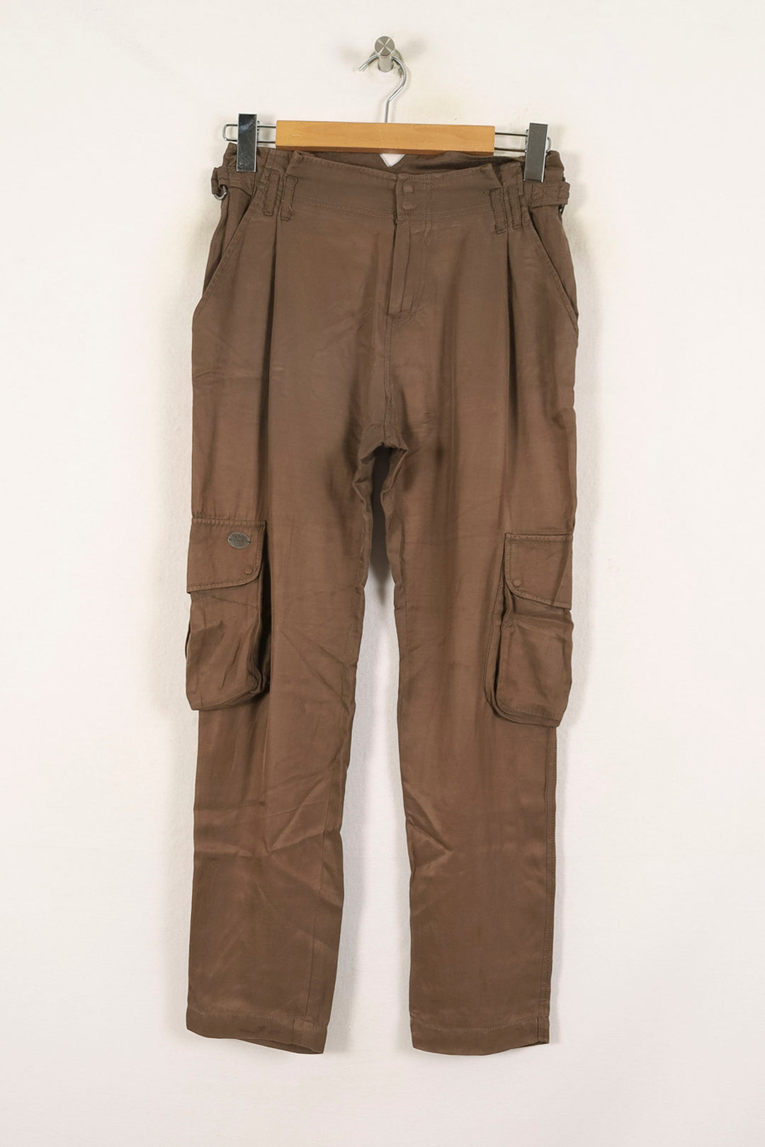 Pantalon Cargo Marron - Taille S/36 de la marque IKKS | PARAD72189 - Vendu par Paradigme - Image 2