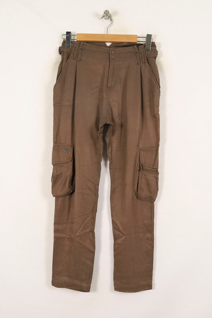 Pantalon Cargo Marron - Taille S/36 de la marque IKKS | PARAD72189 - Vendu par Paradigme - Image 2