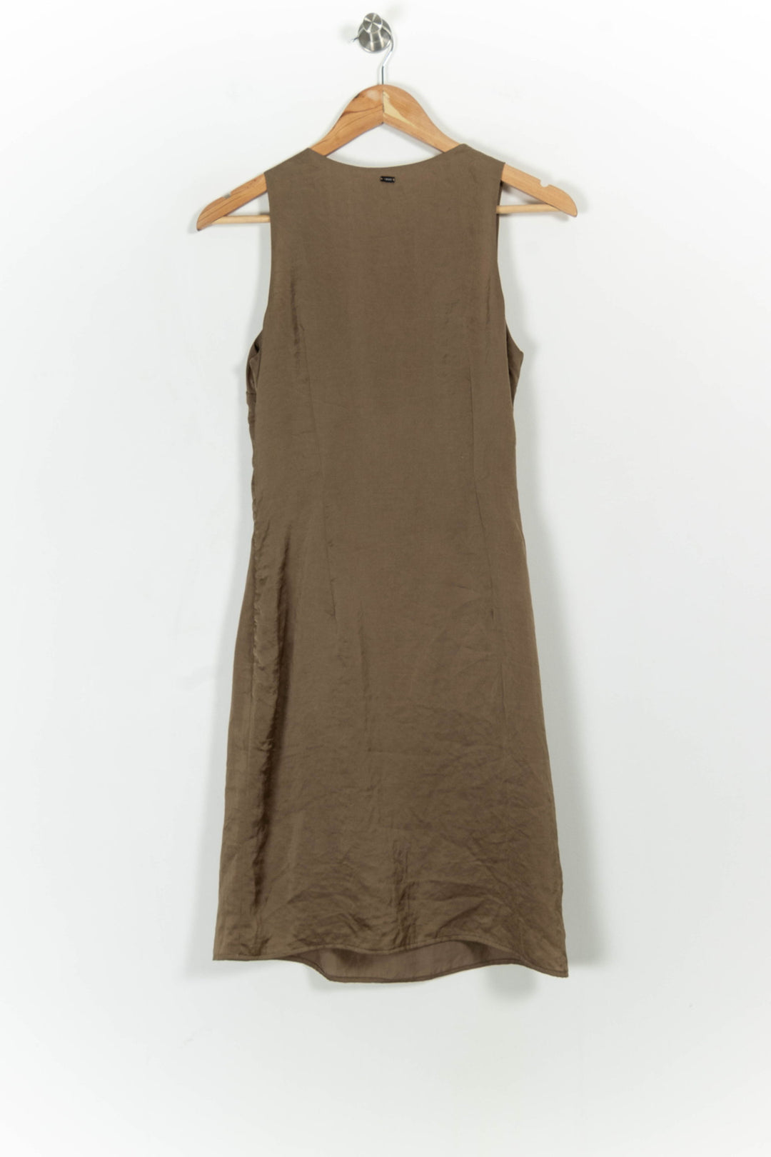 Robe Drapée Marron - Taille M/38 de la marque IKKS | PARAD72190 - Vendu par Paradigme - Image 4