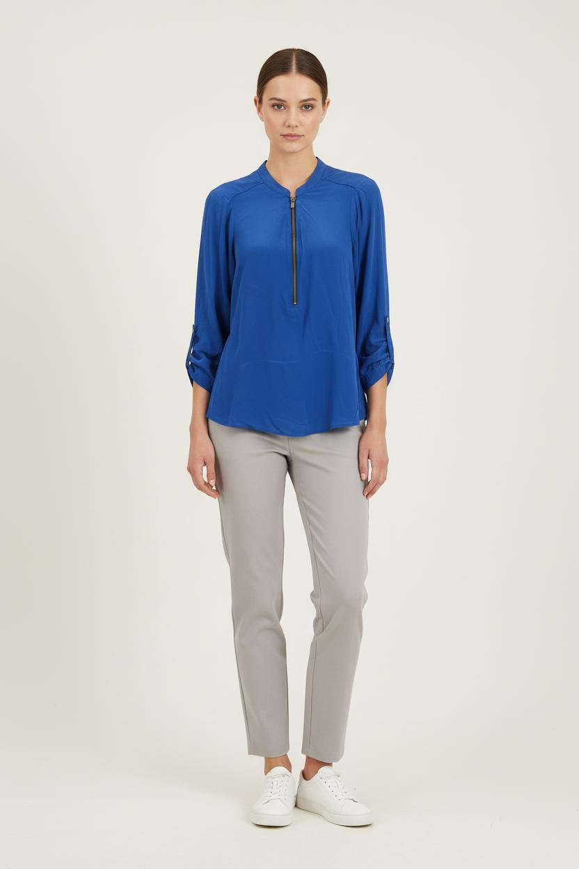 Blouse Bleue - Taille L/40 de la marque IKKS | PARAD72195 - Vendu par Paradigme - Image 1
