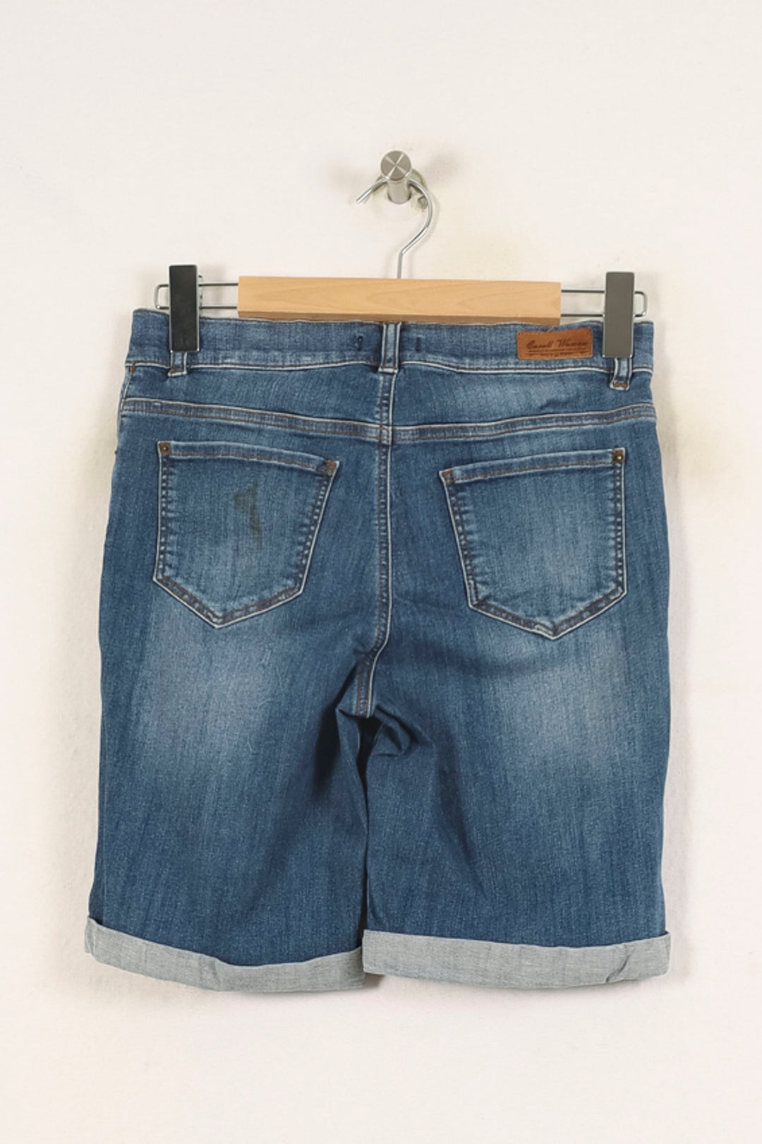 Short en Jean Bleu - Taille M/38 de la marque Caroll | PARAD72198 - Vendu par Paradigme - Image 4
