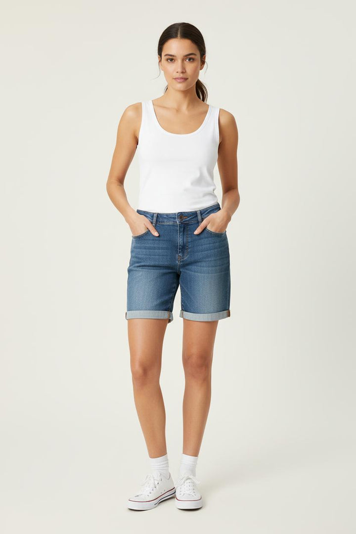 Short en Jean Bleu - Taille M/38 de la marque Caroll | PARAD72198 - Vendu par Paradigme - Image 1