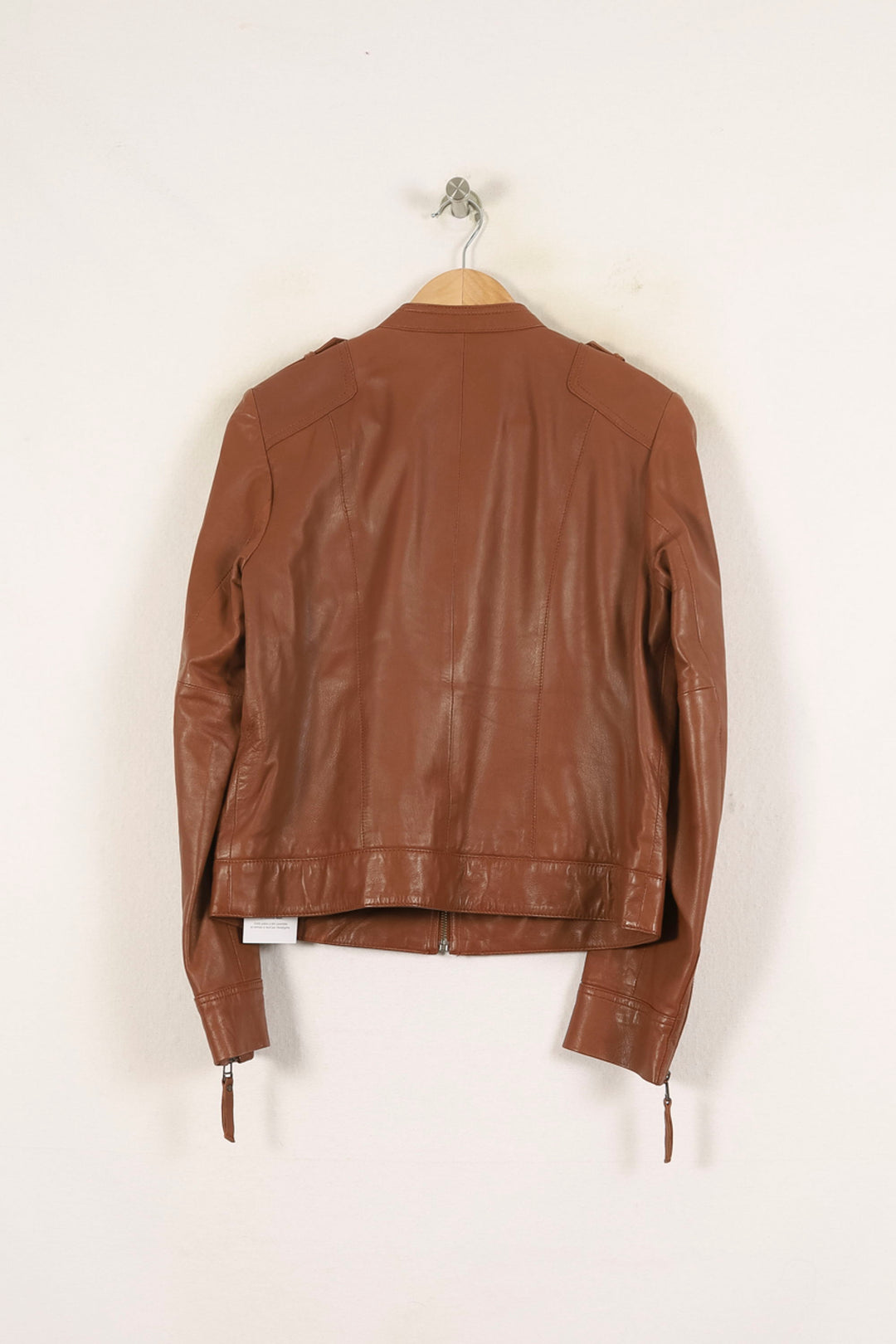 Blouson Marron - Taille L/40 de la marque Caroll | PARAD72205 - Vendu par Paradigme - Image 4