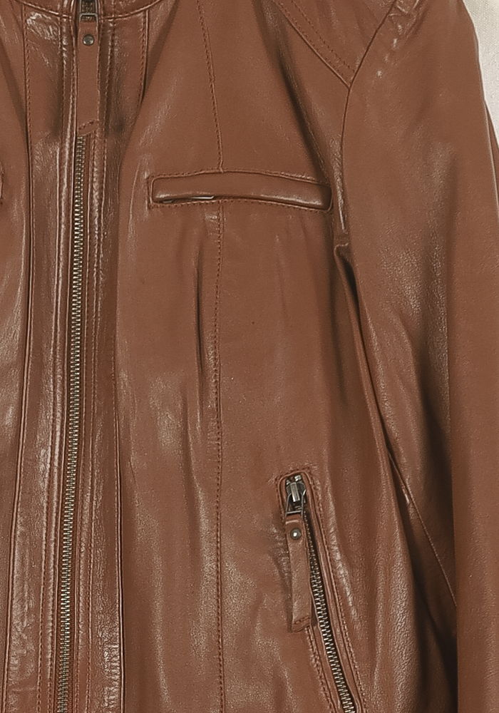 Blouson Marron - Taille L/40 de la marque Caroll | PARAD72205 - Vendu par Paradigme - Image 3