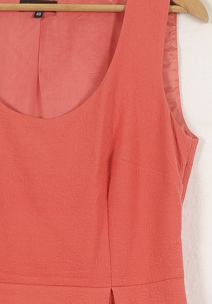 Robe Sans Manches Rose - Taille L/40 de la marque Caroll | PARAD72206 - Vendu par Paradigme - Image 3