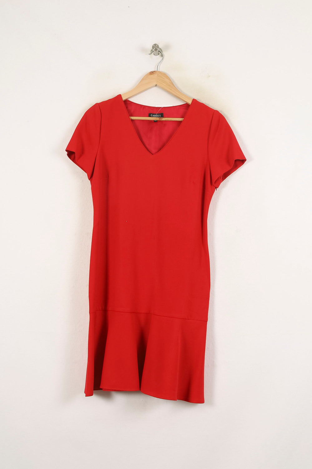 Robe rouge - Taille L/40 de la marque Caroll | PARAD72207 - Vendu par Paradigme - Image 2
