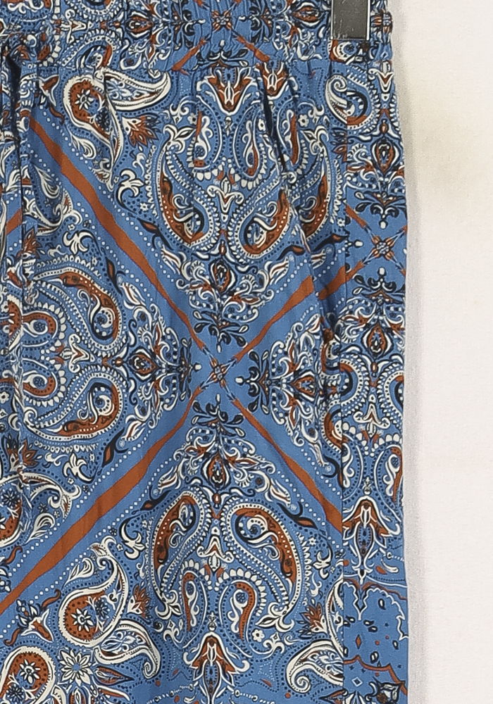 Pantalon Large Bleu - Taille M/38 de la marque La Fée Maraboutée | PARAD72209 - Vendu par Paradigme - Image 3