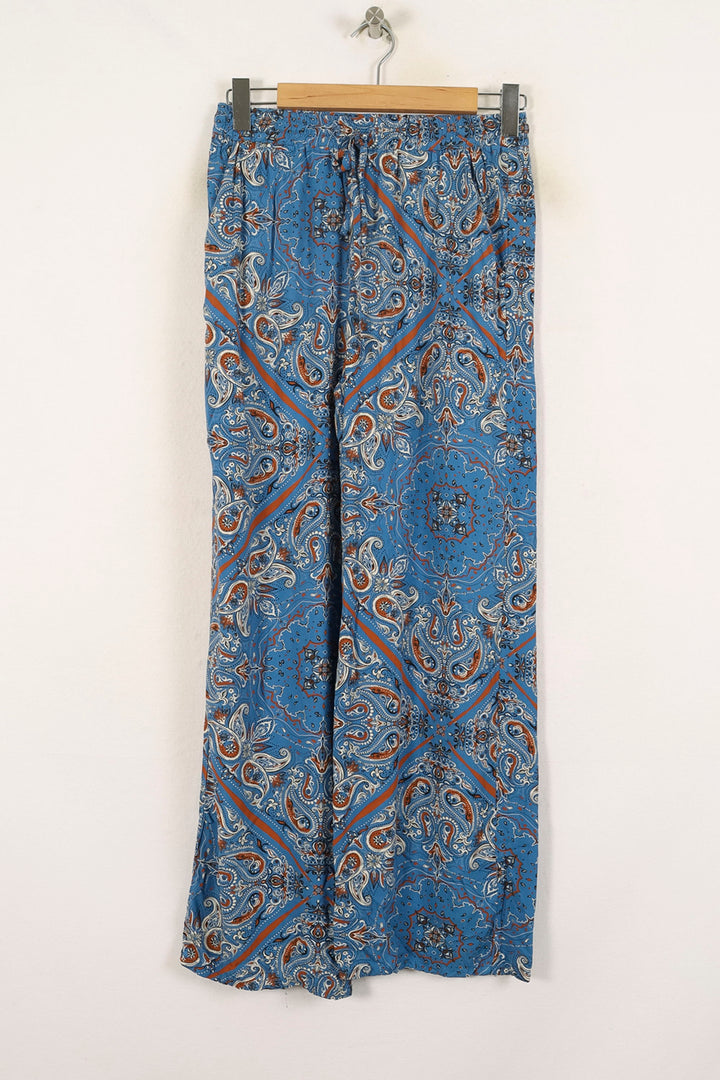 Pantalon Large Bleu - Taille M/38 de la marque La Fée Maraboutée | PARAD72209 - Vendu par Paradigme - Image 2