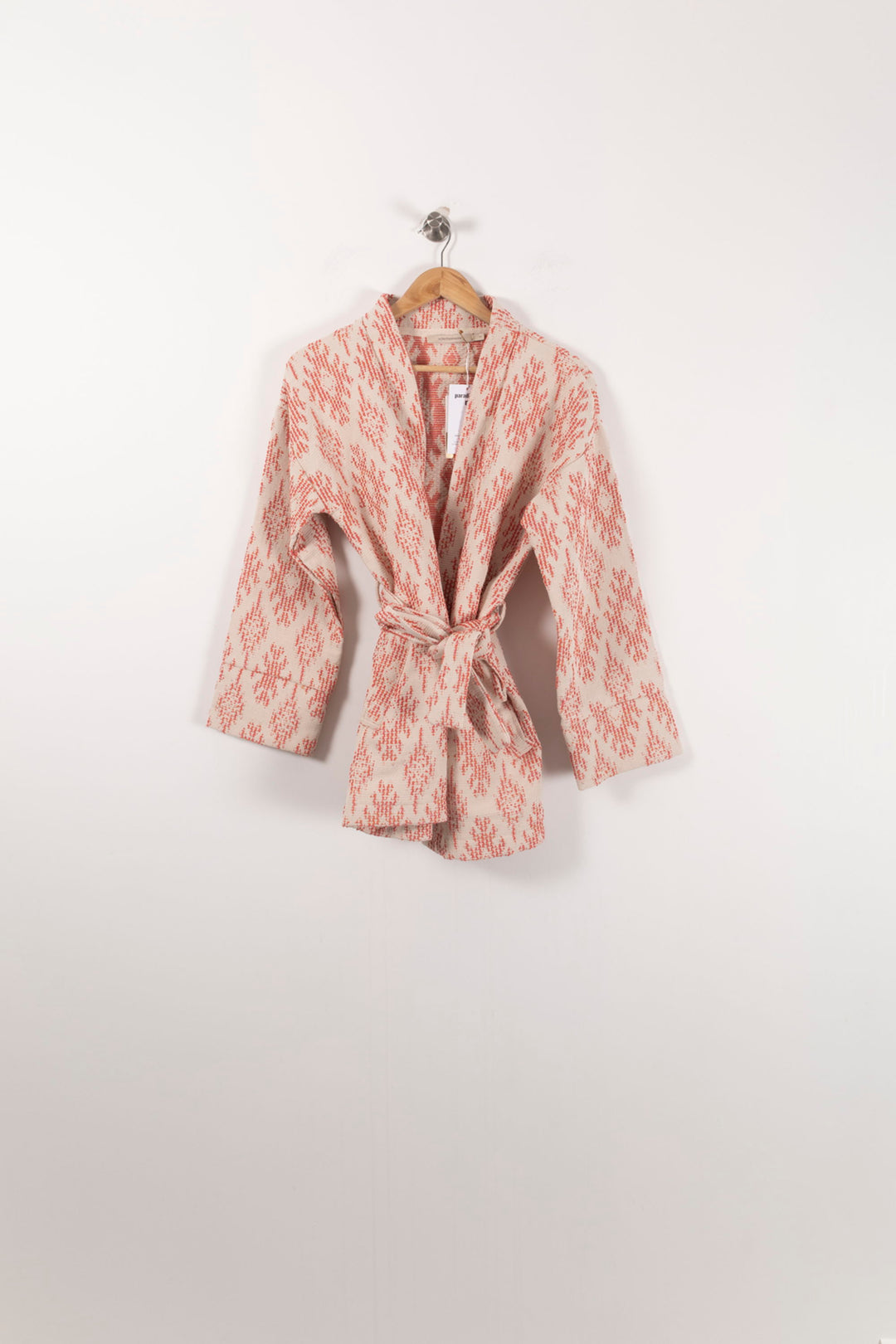 Kimono Rose et Blanc - Taille S/36 de la marque La Fée Maraboutée | PARAD72210 - Vendu par Paradigme - Image 2