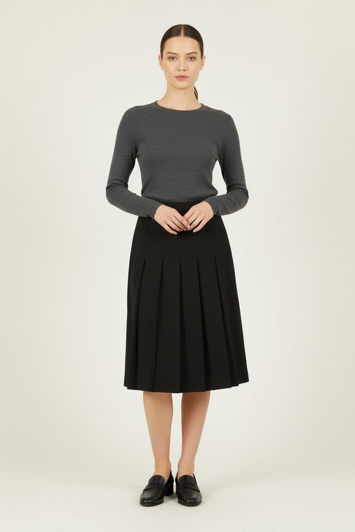 Jupe Plissée Noire - Taille XL/42 de la marque Gerard Darel | PARAD72211 - Vendu par Paradigme - Image 1