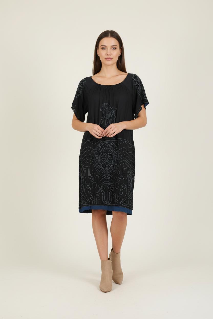Robe Courte Noire - Taille M/38 de la marque Derhy | PARAD72212 - Vendu par Paradigme - Image 1