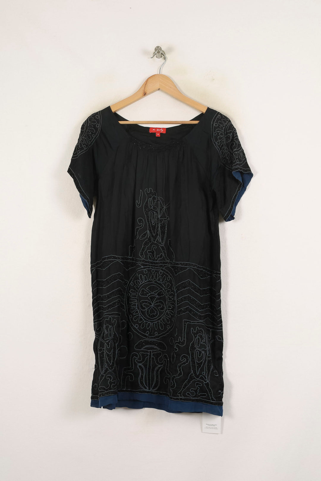 Robe Courte Noire - Taille M/38 de la marque Derhy | PARAD72212 - Vendu par Paradigme - Image 2