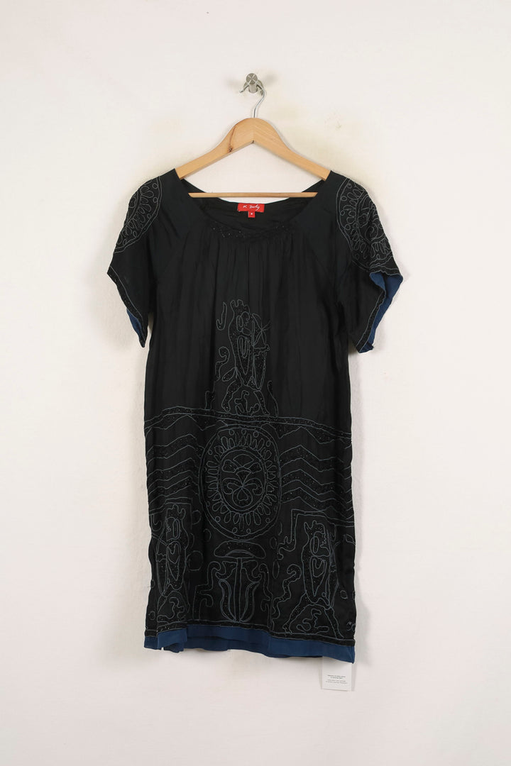 Robe Courte Noire - Taille M/38 de la marque Derhy | PARAD72212 - Vendu par Paradigme - Image 2