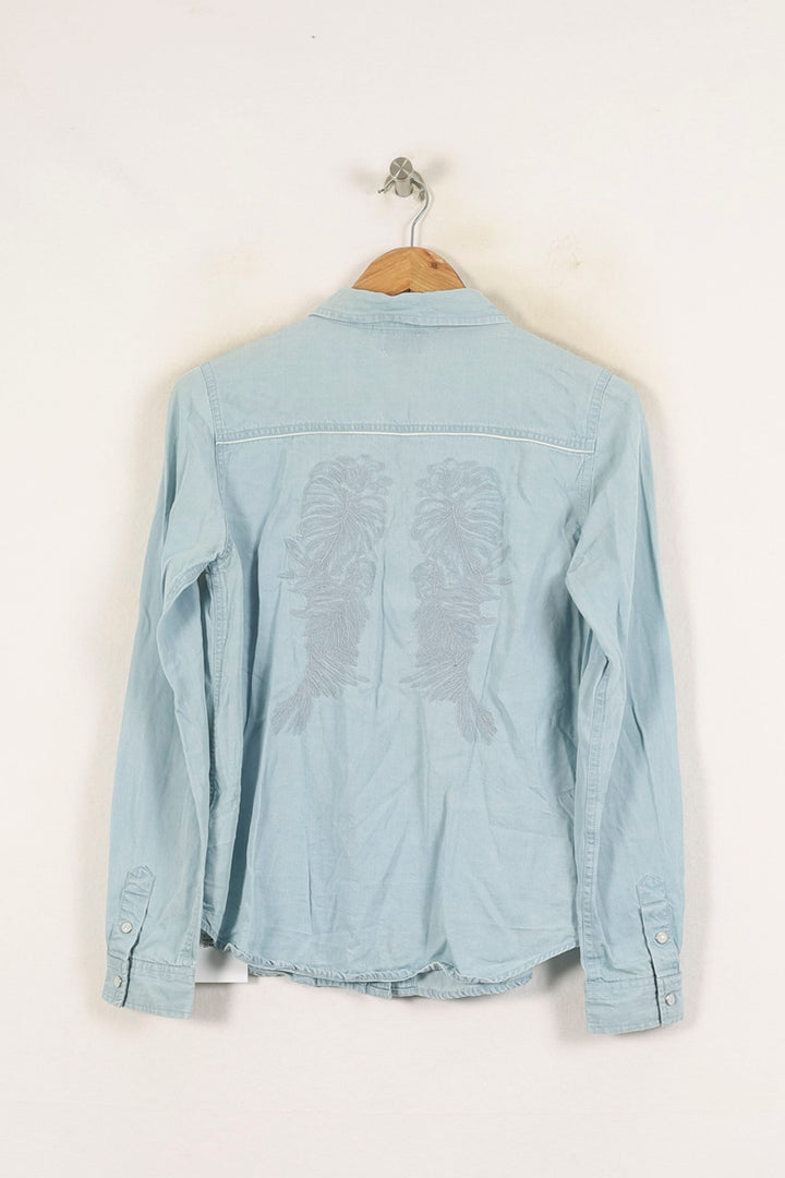 Chemise en Jean Bleue - Taille S/36 de la marque Bérénice | PARAD72214 - Vendu par Paradigme - Image 4