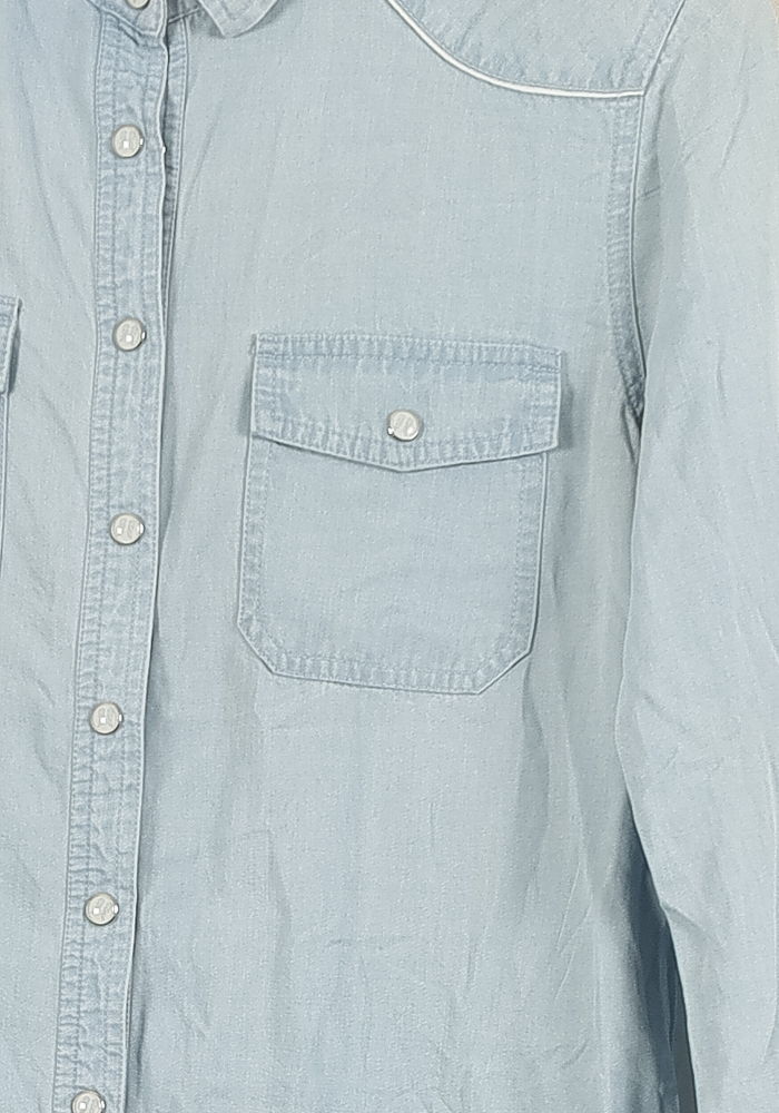 Chemise en Jean Bleue - Taille S/36 de la marque Bérénice | PARAD72214 - Vendu par Paradigme - Image 3
