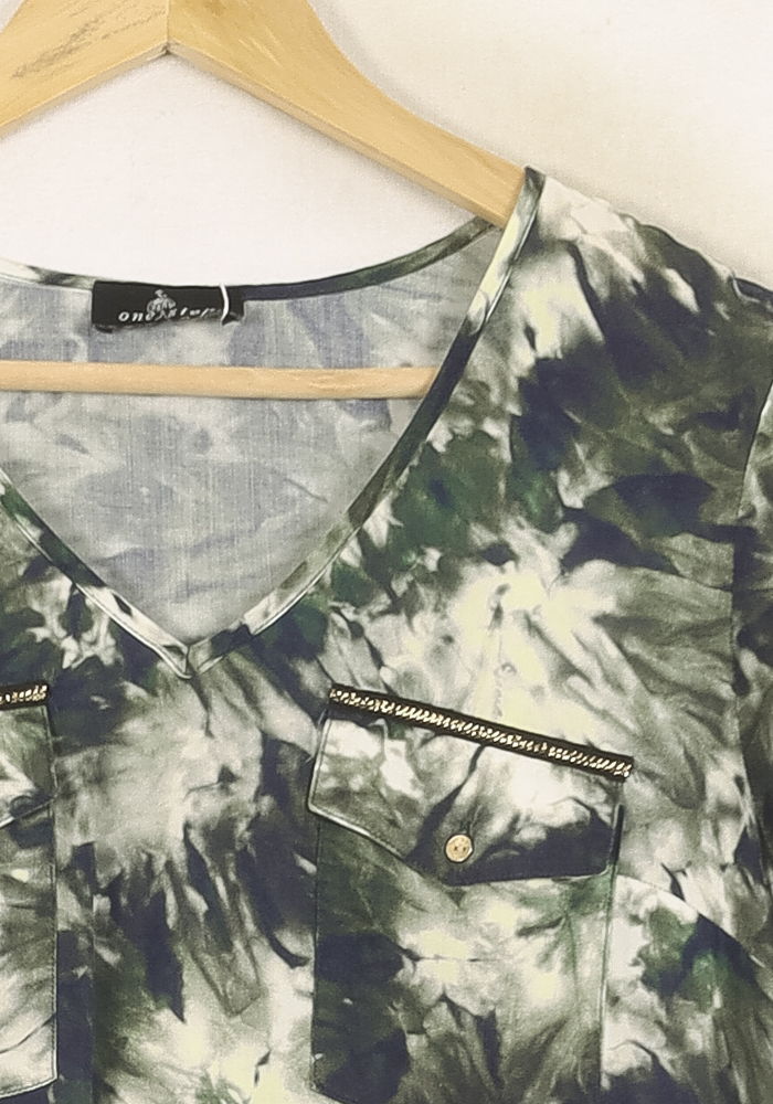 Tee-shirt Vert et Blanc - Taille XS/34 de la marque One Step | PARAD72222 - Vendu par Paradigme - Image 3