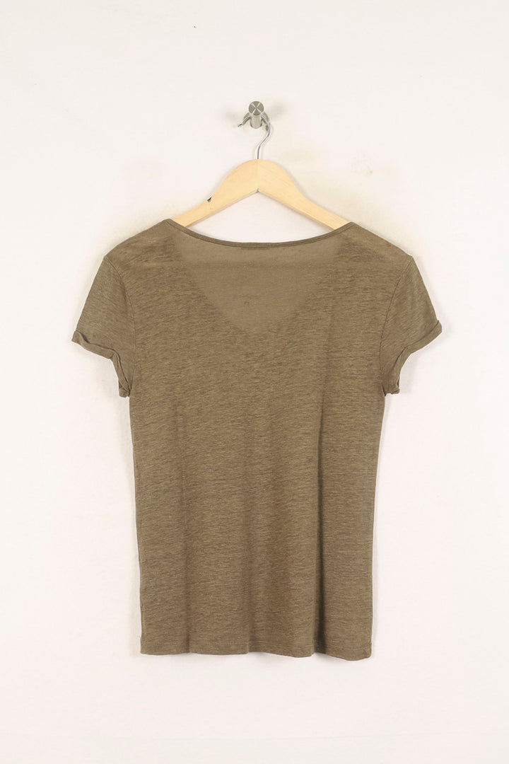T-shirt Vert - Taille XS/34 de la marque IKKS | PARAD72225 - Vendu par Paradigme - Image 4