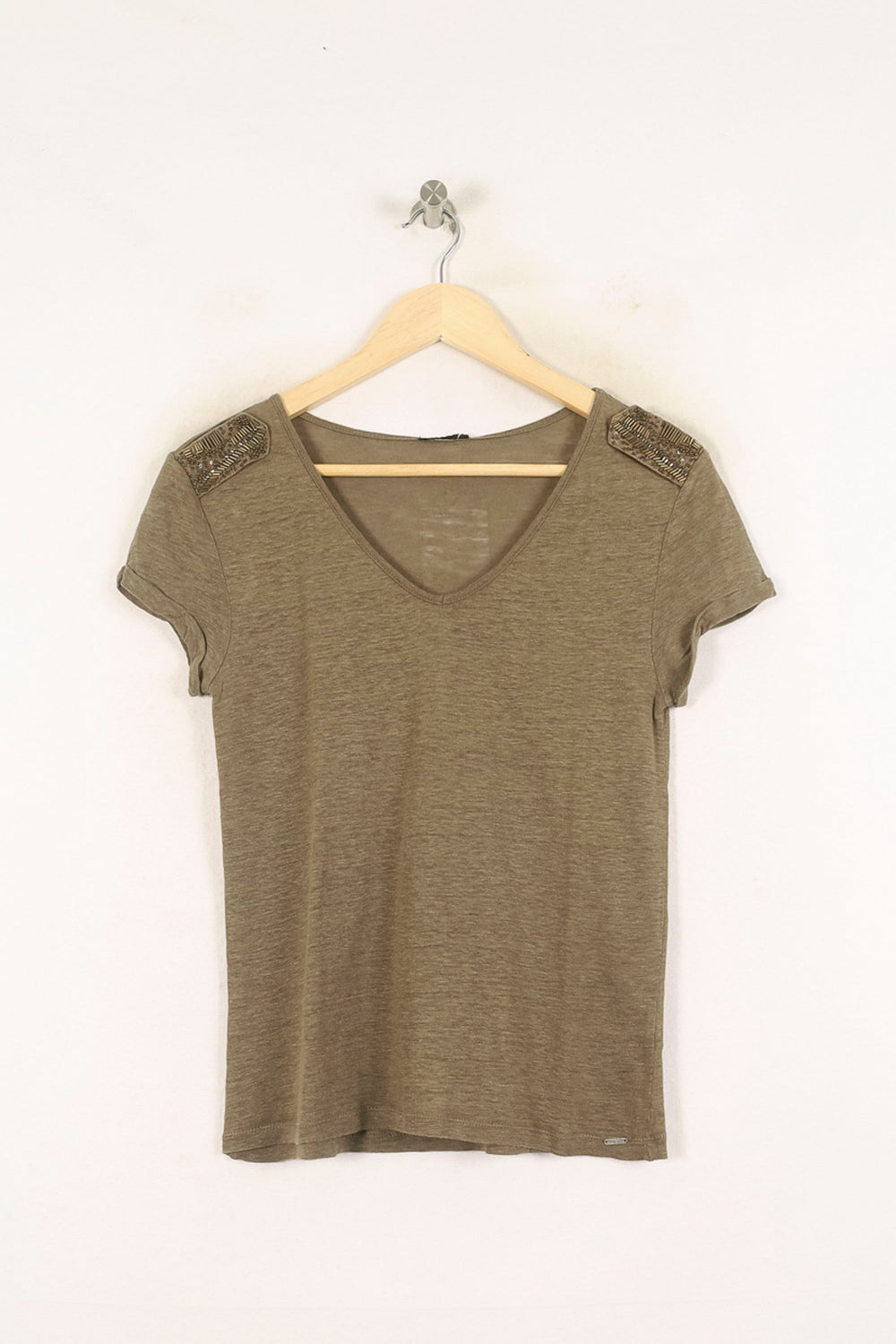 T-shirt Vert - Taille XS/34 de la marque IKKS | PARAD72225 - Vendu par Paradigme - Image 2