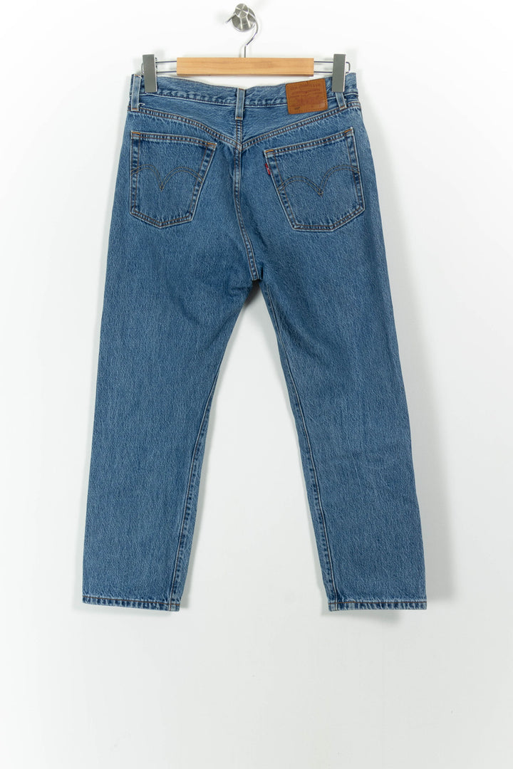 Jean Droit Bleu - Taille M/38 de la marque Levi's | PARAD72228 - Vendu par Paradigme - Image 4