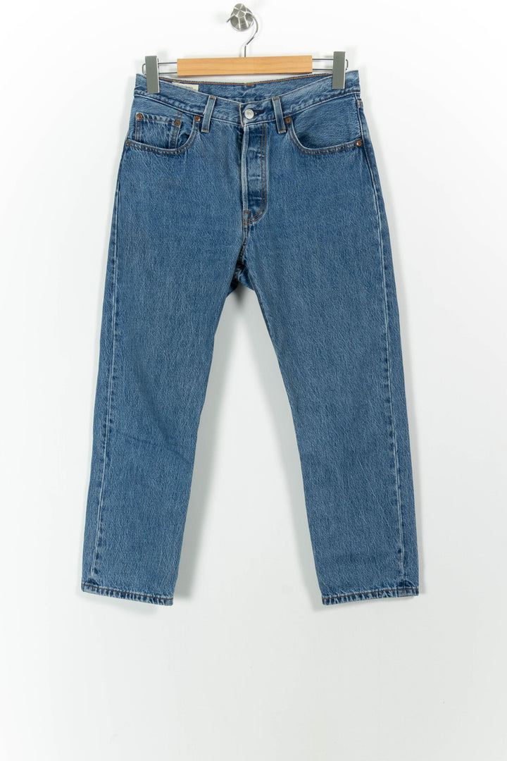 Jean Droit Bleu - Taille M/38 de la marque Levi's | PARAD72228 - Vendu par Paradigme - Image 2