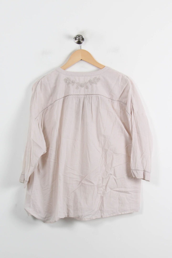 Blouse Beige - Taille L/40 de la marque Sud express | PARAD72234 - Vendu par Paradigme - Image 4