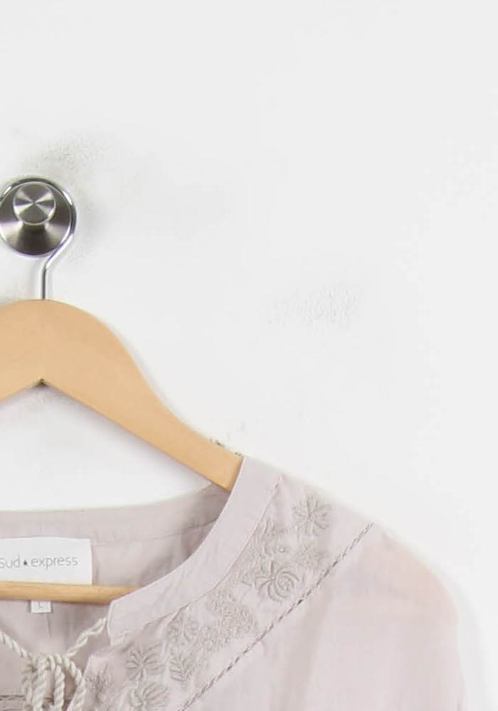 Blouse Beige - Taille L/40 de la marque Sud express | PARAD72234 - Vendu par Paradigme - Image 3