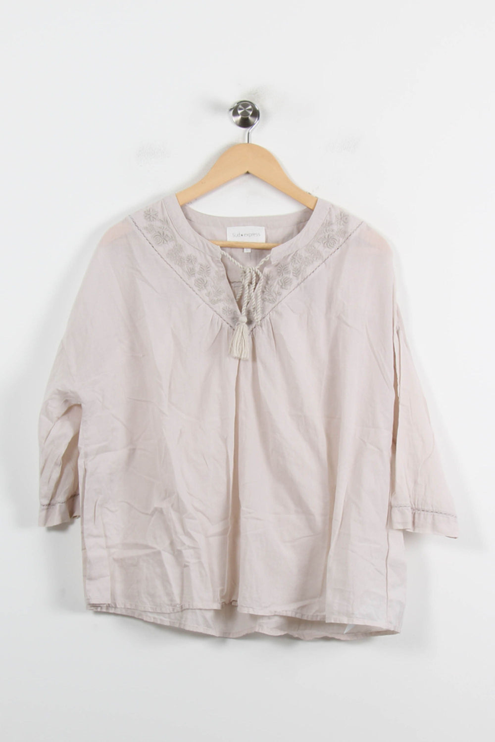 Blouse Beige - Taille L/40 de la marque Sud express | PARAD72234 - Vendu par Paradigme - Image 2