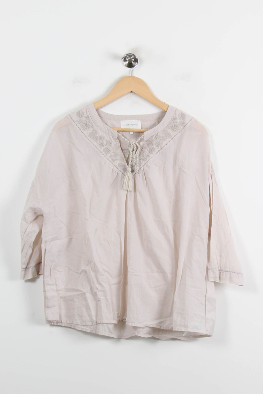 Blouse Beige - Taille L/40 de la marque Sud express | PARAD72234 - Vendu par Paradigme - Image 2