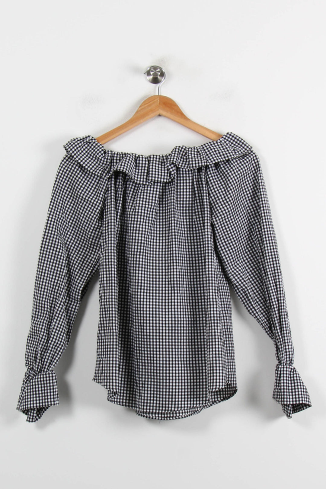 Blouse Noire et Blanche - Taille XS/34 de la marque Au Printemps Paris | PARAD72249 - Vendu par Paradigme - Image 4