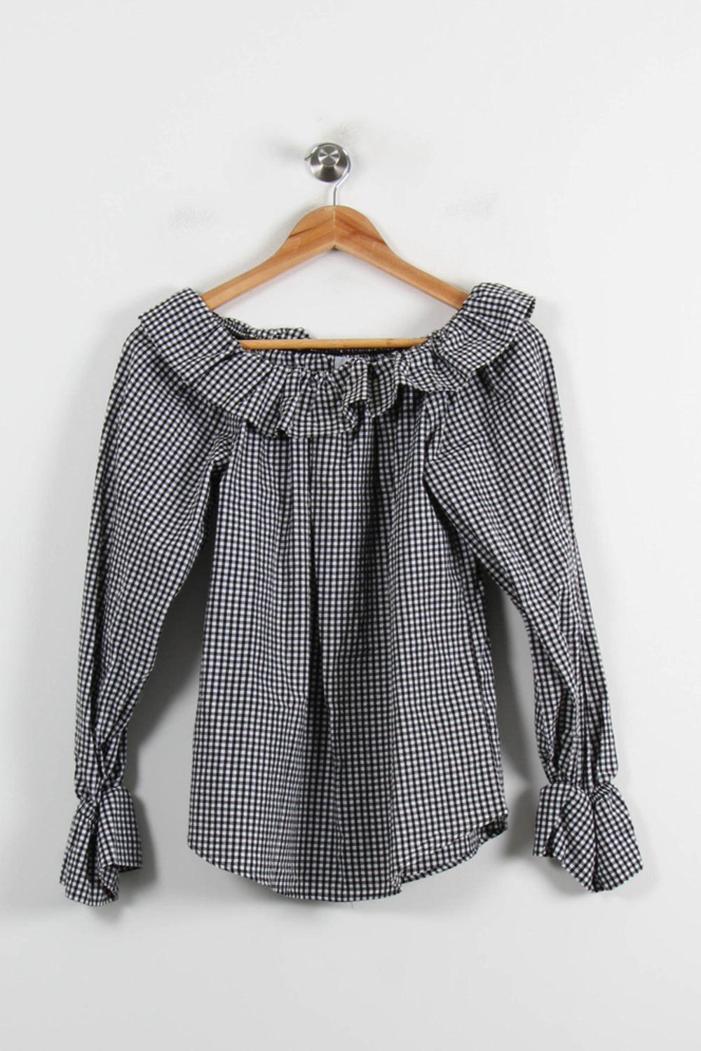 Blouse Noire et Blanche - Taille XS/34 de la marque Au Printemps Paris | PARAD72249 - Vendu par Paradigme - Image 2