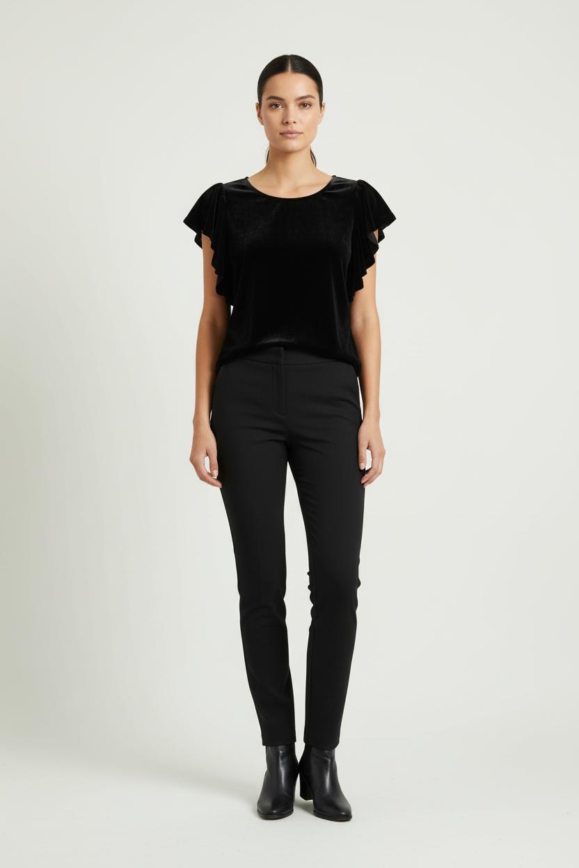 Blouse Noire - Taille S/36 de la marque Au Printemps Paris | PARAD72251 - Vendu par Paradigme - Image 1