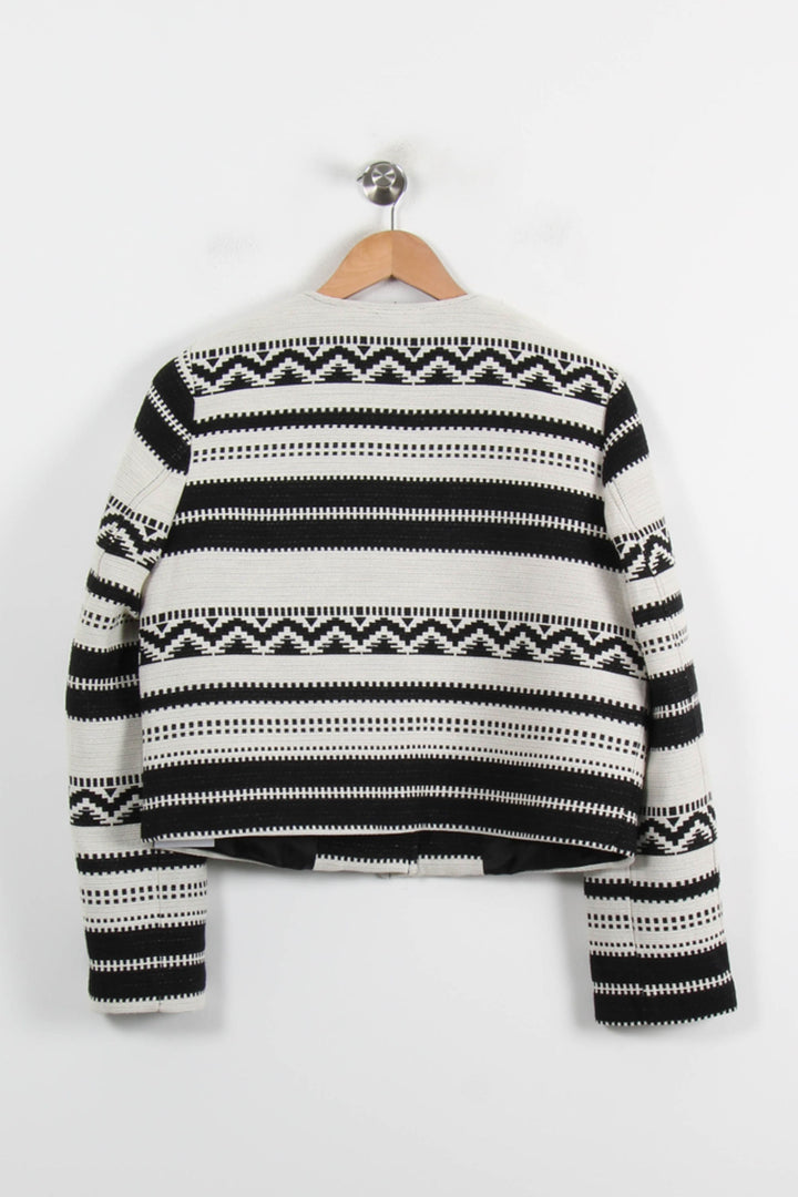 Veste Noir et Blanc - Taille M/38 de la marque La Fée Maraboutée | PARAD72257 - Vendu par Paradigme - Image 4