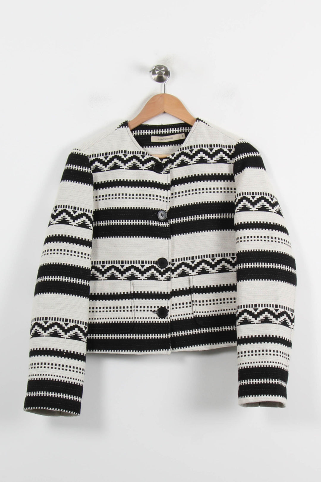 Veste Noir et Blanc - Taille M/38 de la marque La Fée Maraboutée | PARAD72257 - Vendu par Paradigme - Image 2