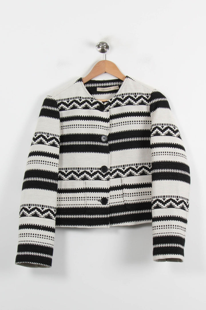 Veste Noir et Blanc - Taille M/38 de la marque La Fée Maraboutée | PARAD72257 - Vendu par Paradigme - Image 2