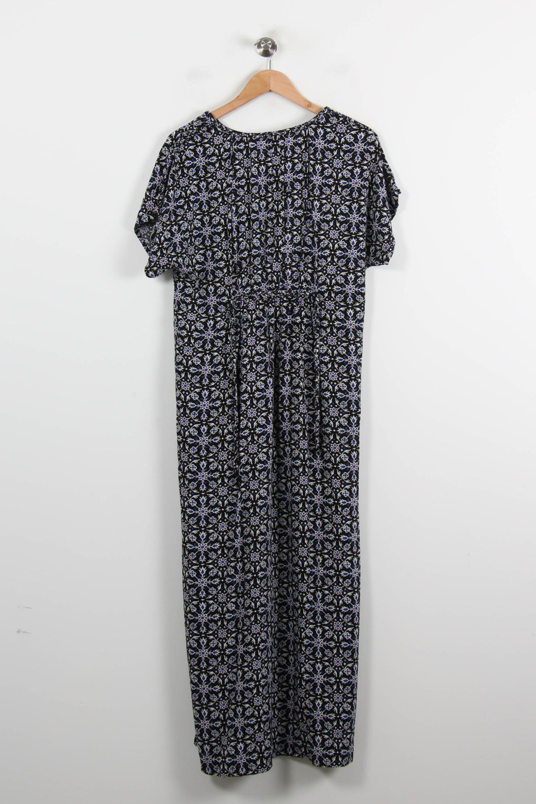 Robe Longue Bleue et Noire - Taille M/38 de la marque La Fée Maraboutée | PARAD72258 - Vendu par Paradigme - Image 4