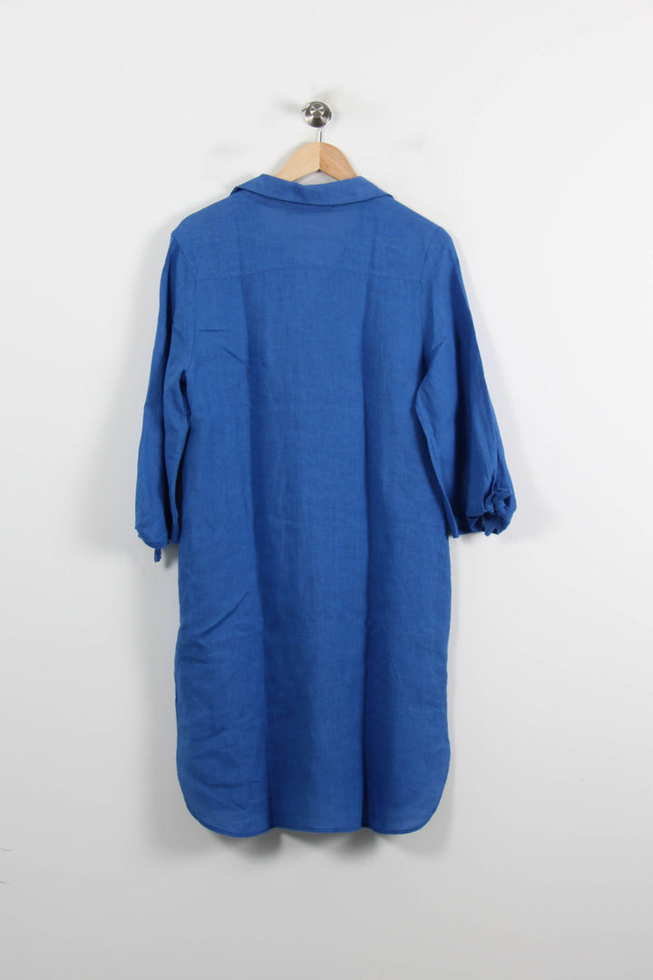 Robe Chemise Bleue - Taille M/38 de la marque La Fée Maraboutée | PARAD72259 - Vendu par Paradigme - Image 4