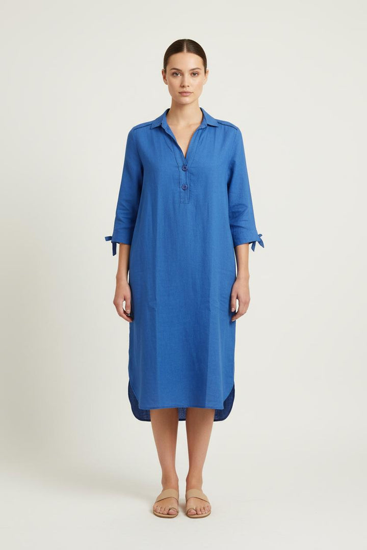 Robe Chemise Bleue - Taille M/38 de la marque La Fée Maraboutée | PARAD72259 - Vendu par Paradigme - Image 1